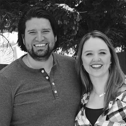 Jesse Fox with his wife